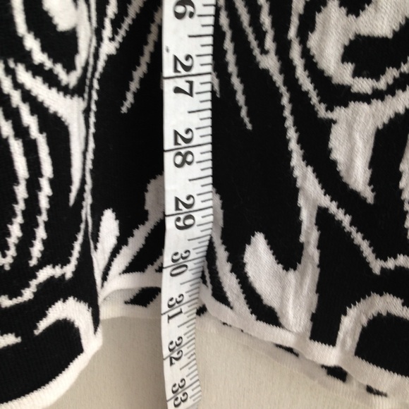 YUKA. Boho Print Cotton Blend Sweater Jacket Cardigan - Picture 6 of 8